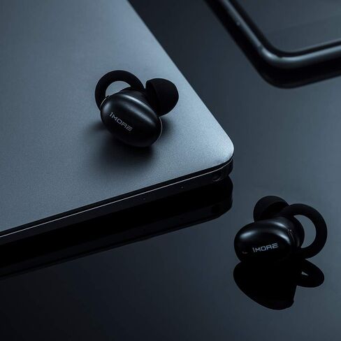 1MORE Stylish True Wireless in-Ear Headphones TWS Bluetooth Wireless Earphones Mini Earbuds with DSP ENC, Phone/Volume Control, Lightweight Portable, Charging Case, 7.5H Battery, MEMS Mic - Black in Kuwait