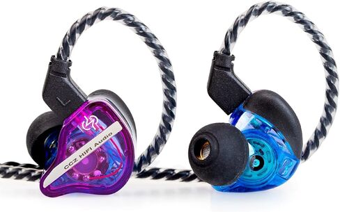 keephifi DC01 Pro in Ear Monitor Headphones, 1DD Bass Earbuds Gaming IEMs V-shape Tuning Hifi IEM, Drum Headphone Wired Earbuds inear Earphones with 2Pin-Z Detachable OFC cables for Singers, Musicians in Kuwait