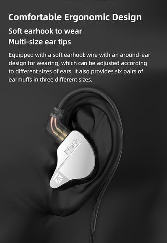 keephifi DC01 Pro in Ear Monitor Headphones, 1DD Bass Earbuds Gaming IEMs V-shape Tuning Hifi IEM, Drum Headphone Wired Earbuds inear Earphones with 2Pin-Z Detachable OFC cables for Singers, Musicians in Kuwait
