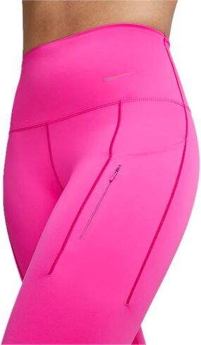 Nike Go Women's Firm-Support High-Waisted 7/8 Leggings with Pockets, Dark Gray, S Regular US in Saudi Arabia