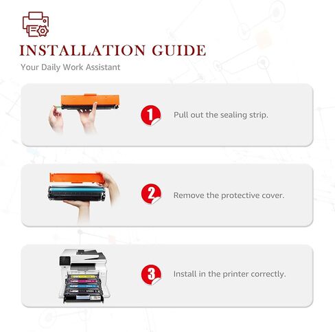 استبدال خرطوشة الحبر المتوافقة مع Toner Kingdom لطابعة Xerox Phaser 6510 Xerox WorkCentre 6515 لطابعة Xerox 6510dn 6515dn 106R03477 106R03478 106R03479 106R03480 (5 عبوات) in Kuwait
