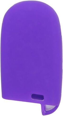 SEGADEN Silicone Cover Protector Case Holder Skin Jacket Compatible with Jeep Dodge Chrysler 5 Button Smart Remote Key Fob 4+1 BTN CV4750 Deep Purple in Saudi Arabia