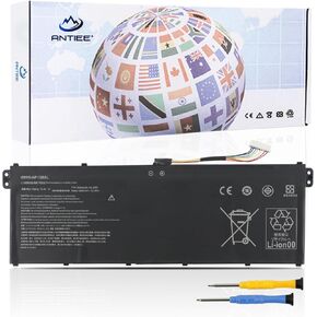 ANTEE AP19B5L Laptop Battery Replacement for Acer Aspire 5 A515-43 A515-43G A515-52 A515-52G A515-55 Swift 3 SF314-42 SF314-512 TravelMate P2 TMP214-41 P214-41-G2 Vero AV15-51 15.4V 54.6WH 3550mAh