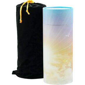 Scattering Tube for Human Remain (Ashes), Biodegradable Urn, Eco Urn, Green Forest, Adult 13", Urne Funéraire Holds up 240 Cubic Inches Ashes