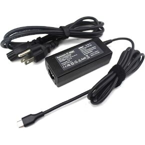 محول تيار متردد 45 وات من النوع C USB C مناسب لجهاز HP Chromebook X360 14-CA000 11-AE000 14-ca051wm 14-ca052wm 14-ca091wm 14-ca061dx 11-ae051wm 11-ae001tu 11-ae027nr 12-c012dx 918337 -001 844205-850 28769 -001 in Kuwait