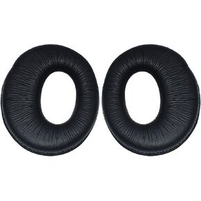 MDR-RF970R Replacement Ear Pads Soft Wrinkled Memory Foam Cushion Cups Repair Parts Compatible with Sony MDR-RF985R RF985RK MDR-RF970R RF970RK 960R RF925RK RF925R Wireless Headphones (Black)
