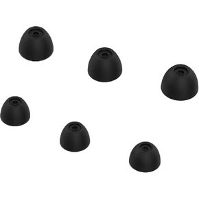 (3 Pairs) Ear Caps Compatible with Samsung Galaxy Buds 2 Earphone Tips Soft Silicone Earphones Earbuds Earplugs Eartips Cover Case Ear Cushions Covers Eargels for Galaxy Buds 2 (Red)