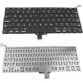 New A1278 Keyboard Replacement Without Backlight Compatible with MacBook Pro 13" US Layout MD313 MD314 MC374 MC375 MB466 MB467 MC700 MC724 MB990 MB991 MD101 MD102 Series 2009-2015 Year