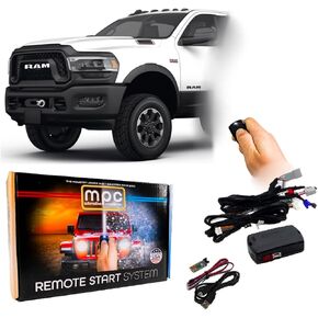 MPC Remote Start Kit Compatible with RAM 2500/3500/4500 2019-2024 || Plug N Play || Press OEM Key Fob 3X Lock to Start || Push to Start || Gas/Deisel || USA Tech Support