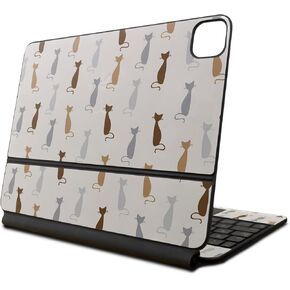 Skin Compatible with Apple Magic Keyboard for iPad Pro 13‑inch (M4) 2024 - Cat Lady - Premium 3M Vinyl Protective Wrap Decal Cover - Easy to Apply | Crafted in The USA by MightySkins