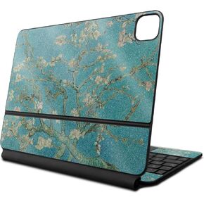 Glossy Glitter Skin Compatible with Apple Magic Keyboard for iPad Pro 13‑inch (M4) 2024 - Almond Blossom - Premium 3M Vinyl Protective Decal Cover - Easy to Apply | Crafted in The USA by MightySkins