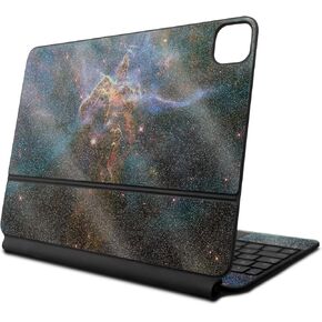 Glossy Glitter Skin Compatible with Apple Magic Keyboard for iPad Pro 13‑inch (M4) 2024 - Eagle Nebula - Premium 3M Vinyl Protective Decal Cover - Easy to Apply | Crafted in The USA by MightySkins
