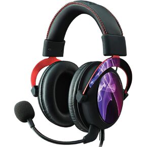 MightySkins Skin Compatible with Kingston HyperX Cloud II Gaming Headset - Bright Smoke | Protective, Durable, and Unique Vinyl Decal wrap Cover | Easy to Apply, Remove | Made in The USA