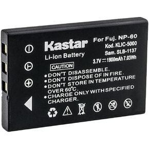 Kastar 4-Pack Battery Replacement for Traveler DC-5300 DC-5390 DC-6300 DV-5000 DV-5070 HD 10x, POLAROID PR-108DG DVC-00725F PDC-3370, JAZZ HD Camera HDV178 HDV188 HDV205 DV177 DV169 DV179
