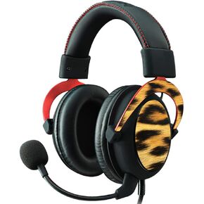 MightySkins Skin Compatible with Kingston HyperX Cloud II Gaming Headset - Cheetah | Protective, Durable, and Unique Vinyl Decal wrap Cover | Easy to Apply, Remove | Made in The USA