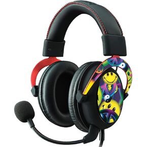 MightySkins Skin Compatible with Kingston HyperX Cloud II Gaming Headset - Peace Smile | Protective, Durable, and Unique Vinyl Decal wrap Cover | Easy to Apply, Remove | Made in The USA