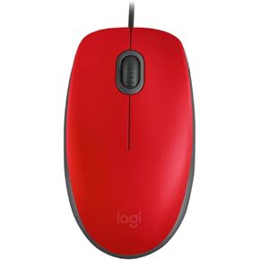 Wired Mouse M110 Silent - RED - USB (910-005489)