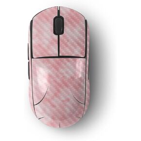 MightySkins Carbon Fiber Skin Compatible with Logitech G Pro Wireless Gaming Mouse - Cotton Cloud | Protective, Durable Textured Carbon Fiber Finish | Easy to Apply