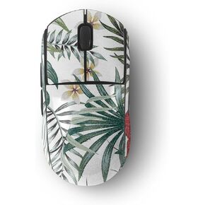 MightySkins Glossy Glitter Skin Compatible with Logitech G Pro Wireless Gaming Mouse - Tropical Hibiscus | Protective, Durable High-Gloss Glitter Finish | Easy to Apply