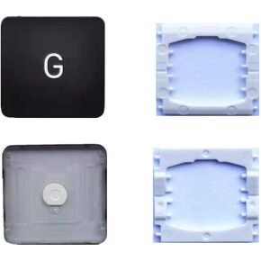 Replacement Individual G KeGy Cap and Hinges are Applicable for MacBook Pro A1706 A1707 A1708 Keyboard to Replace The G Key Cap and Hinge