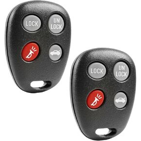Car Key Fob Keyless Entry Remote fits 2000 2001 2002 2003 2004 Saturn L200, LW200, L300, LW300 (LHJ009), Set of 2