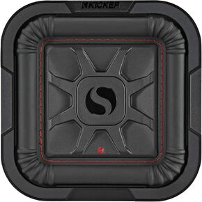 Kicker 46L7T84 8" 700 Watt L7T Car Subwoofer, Solo-Baric Sub L7T84 DVC 4-Ohm