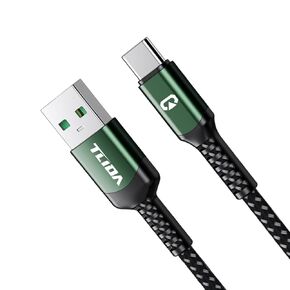 USB C to USB-A Fast Charger Cable Data Transfer for Charger Cord Nylon Braided Type C Charging for iPhone 15/15 Pro Max, Samsung Galaxy, iPad Pro，Tablets, Laptops,Power Bank,3.3ft