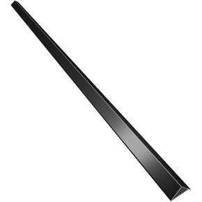 12PCS Aluminum Alloy Metal Corner Guards Black Wall Corner Protector 1.6" x 1.6" x 48" Wall Corner Protectors with 90° Angle, Corner Guards 19Ga / 0.9mm Thickness (4x4x120CM)