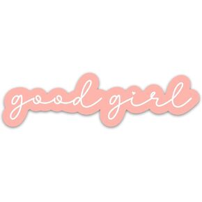 (3PCs) Good Girl Sticker, Reading Dark Romance Book Stickers, Romance Kindle Stickers Waterproof Vinyl Decals for Laptop Notebook, Spicy Gift for Bookish Adults Book Lovers (3 Inches)