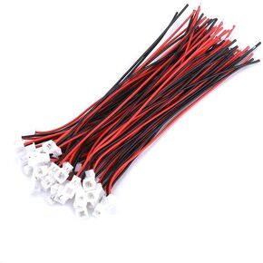 20 Sets/Pack Micro JST 1.25MM 2 Pin/3 Pin Male and Female Connector Plug for Household Appliances(3 pin: Set of male and female)