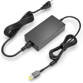 170W AC Adapter Charger Fit for Lenovo LOQ 15 16 15APH8 15APH8A 15APH8D 15IRH8 15IRH8D 15APH8AD 16IRH8 16IRH8D 16APH8 16APH8D 15IAX9I 15IRX9 15IAX9 15AHP9 15ARP9 Laptop, Square Connection Point