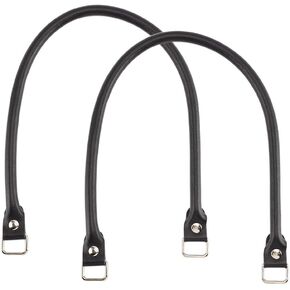 PH PandaHall 2Pcs Brown Cowhide Leather Purse Straps 60cm(23.6inch) Leather Handbags Straps Replacement Shoulder Straps with Platinum Clasp for Handbag Purse Briefcase Clutches Replacement