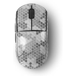MightySkins Skin Compatible with Logitech G Pro Wireless Gaming Mouse - Camo Hexadots | Protective, Durable, and Unique Vinyl Decal wrap Cover | Easy to Apply, Remove, and Change Styles