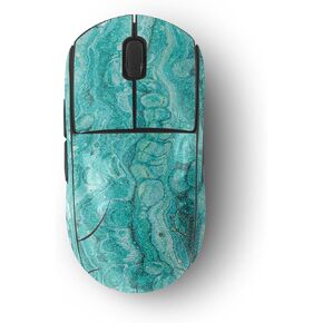 MightySkins Glossy Glitter Skin Compatible with Logitech G Pro Wireless Gaming Mouse - Sea Limestone | Protective, Durable High-Gloss Glitter Finish | Easy to Apply