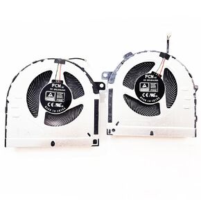 Fleshy Leaf Replacement CPU+GPU Cooling Fan for Lenovo IdeaPad Gaming 3-15ACH6 3-15IHU6 82K2 5H40S20431 DC5V Series BAPB0809R5HHY002 BAPB0809R5HY001 DFS5M325063B1H FNLX DFS5K12B159A1H FNLY
