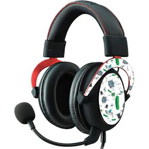 MightySkins Skin Compatible with Kingston HyperX Cloud II Gaming Headset - Science Cartoon | Protective, Durable, and Unique Vinyl Decal wrap Cover | Easy to Apply, Remove | Made in The USA