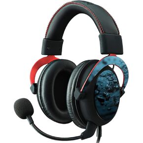 MightySkins Skin Compatible with Kingston HyperX Cloud II Gaming Headset - Blue Storm | Protective, Durable, and Unique Vinyl Decal wrap Cover | Easy to Apply, Remove | Made in The USA