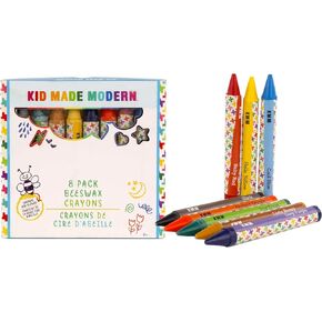 Kid Made Modern Rainbow Crayons for Kids and Toddlers Ages 3 4 5 6 7 8+ - Neon Coloring Crayon Set - 126 Pieces Crayon Box