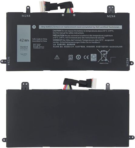 بطارية J0PGR متوافقة مع Dell Latitude 12 5285 E5285 5290 2 في 1 سلسلة T17G T17G001 T17G002 0J0PGR JOPGR 0RDYCT RDYCT 1WND8 X16TW 0X16TW 0FTH6F FTH6F 7.6V 42Wh in Kuwait