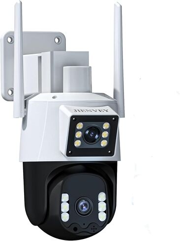 5MP Outdoor Camera Dual Lens Security Cameras Plug in in Saudi Arabia