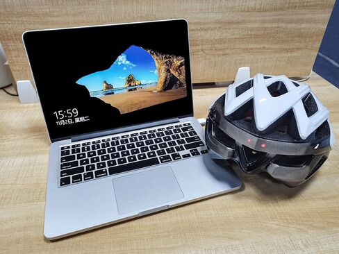 شاحن مغناطيسي متوافق مع شاحن Livall Smart Helmet BH60SE - كابل شحن USB بديل لمحول شحن Livall BH51 (أبيض + أبيض) in Saudi Arabia