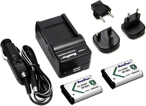 Maximal Power FC500 SON BX1+DB SON NP-BX1 Sony Battery Charger and Fully Decoded Replacement Battery (Black) in Saudi Arabia