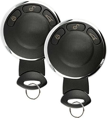 2X KeylessOption Keyless Entry Remote Car Smart Key Fob Control 3-Button Replacement for 2006-2014 BMW Mini Cooper Countryman Paceman (KR55WK49333, IYZKEYR5602, 3452819-01) in Saudi Arabia