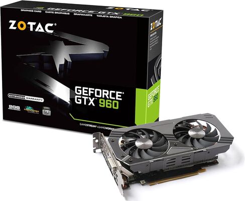 ZOTAC GeForce GTX 960 2GB GDDR5 PCI Express 3.0 HDMI DVI DisplayPort SLI Ready Graphic Card ZT-90301-10M in Saudi Arabia