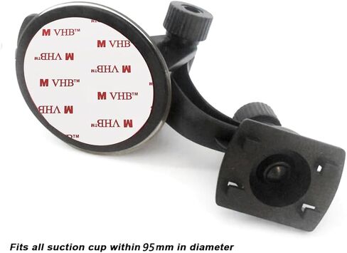 2 Pcs 95mm Adhesive Dashboard Mat Mounting Disc,3.74" Universal Suction Cup Mounting Disc for Dashcam Windshield Mount,GPS,Tablet,Car Phone Holder Base with Adhesion,Black(Red on White Background) in Kuwait