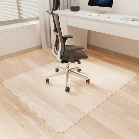 YSAGi Chair Mat for Hard Floor, Easy Glide Clear Office Mats for Rolling Chairs Hardwood Floor, Clear Heavy Duty Floor Mats for Home and Office (36x48 Inch, Clear with Lip) in Saudi Arabia