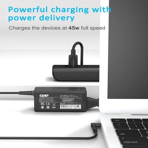 45W 19.5V 2.31A Laptop Charger Compatible with HP Notebook 15 14 17 Charger 15-dy 15-ef 14-dk 17-ca 17-cn 17-cp 15-dy2033wm 15-dw3033dx 15-ef2729wm 15-dw0081wm 15-dy2193dx AC Power Adapter in Saudi Arabia