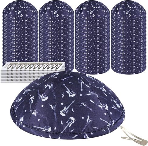 صهيون يهودية الموسيقية Kippahs 6 "الملاحظات الموسيقية والآلات تصميم Kippot بار/بات ميتزفه الزفاف Chuppah السائبة Yamakas ث/مشبك in Saudi Arabia