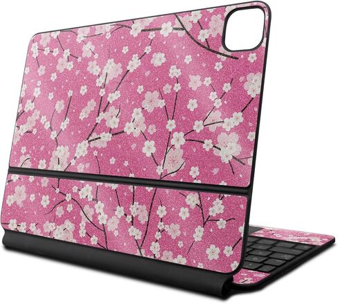 غلاف متوافق مع لوحة مفاتيح Apple Magic Keyboard لجهاز iPad Pro مقاس 13 بوصة (M4) 2024 - بلاط ذهبي - غطاء لاصق واقٍ من الفينيل 3M ممتاز - سهل الاستخدام | صُنع في الولايات المتحدة الأمريكية بواسطة MightySkins in Saudi Arabia