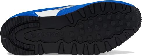 حذاء رياضي كلاسيكي من الجلد للجنسين من ريبوك، Boundless Blue/Chalk/Gray 3، 11 US Men in Saudi Arabia